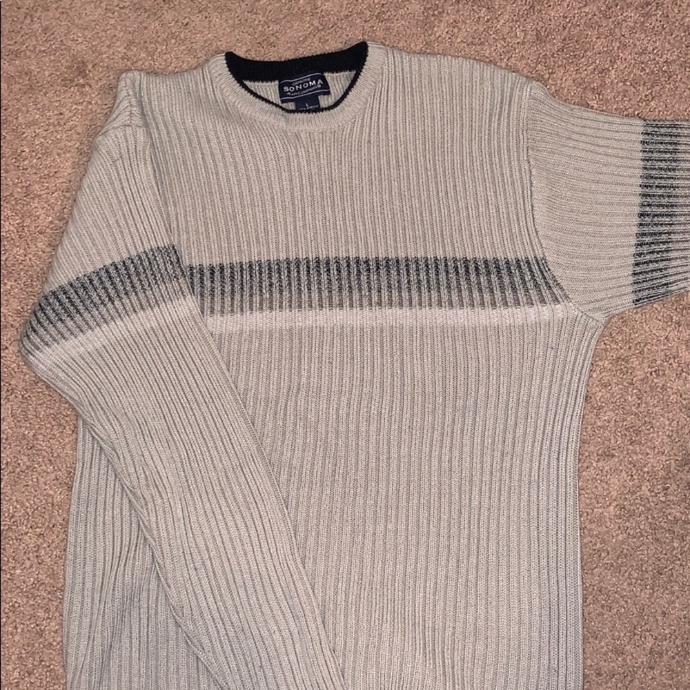 Sonoma Jean Company Striped Sweater